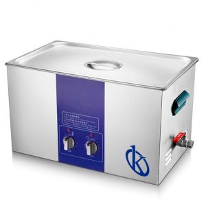 How does the ultrasonic cleaner for Gynecology work?