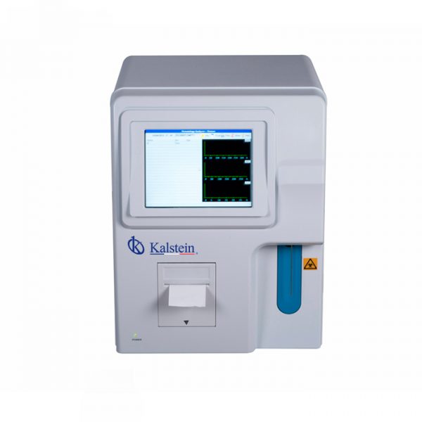 What type of chemical analyzes do laboratory hematology analysers perform?